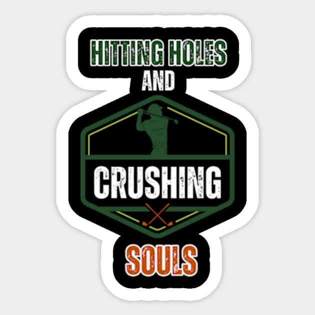 Hitting-Holes-And-Crushing-Souls Sticker by Alexa